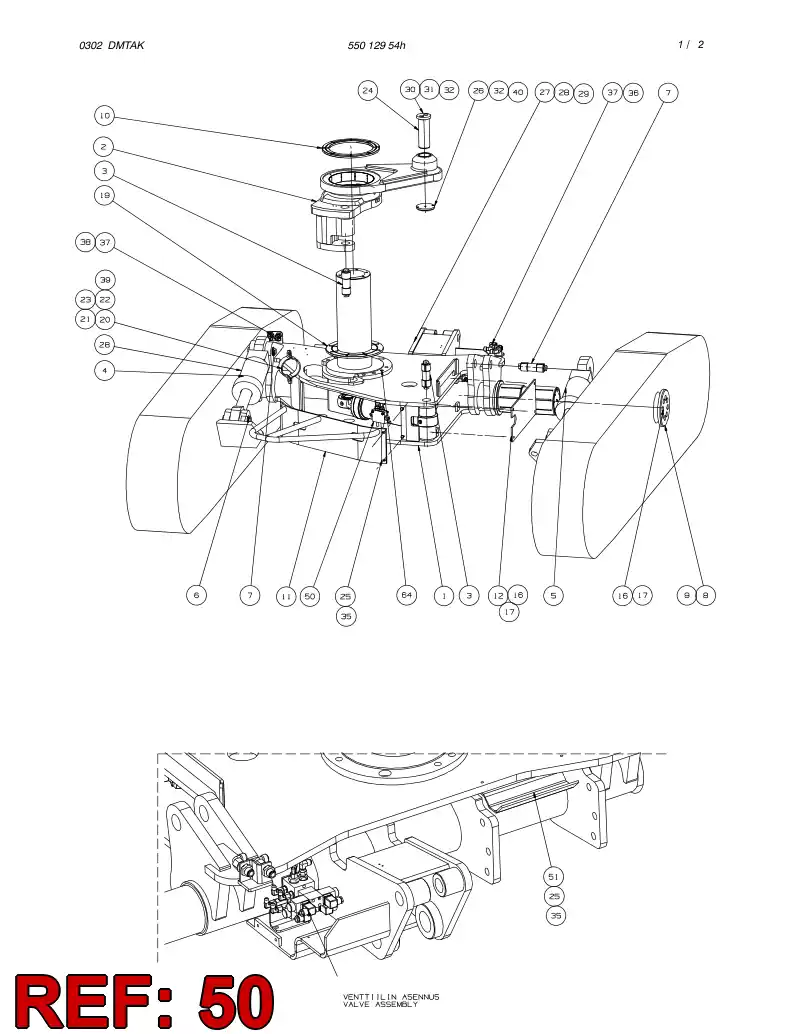 55014329 550 143 29 CYLINDER - Sandvik Technical Drawing