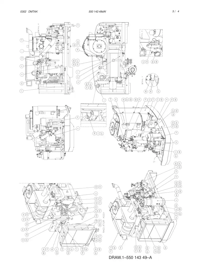 55014349eDj 550 143 49eDj POWERPACK - Sandvik Technical Drawing