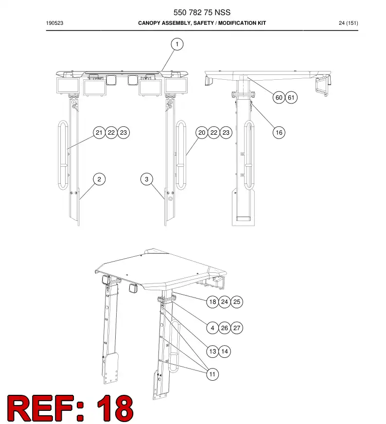 55014530a 550 145 30a Mounting piece - Sandvik Technical Drawing