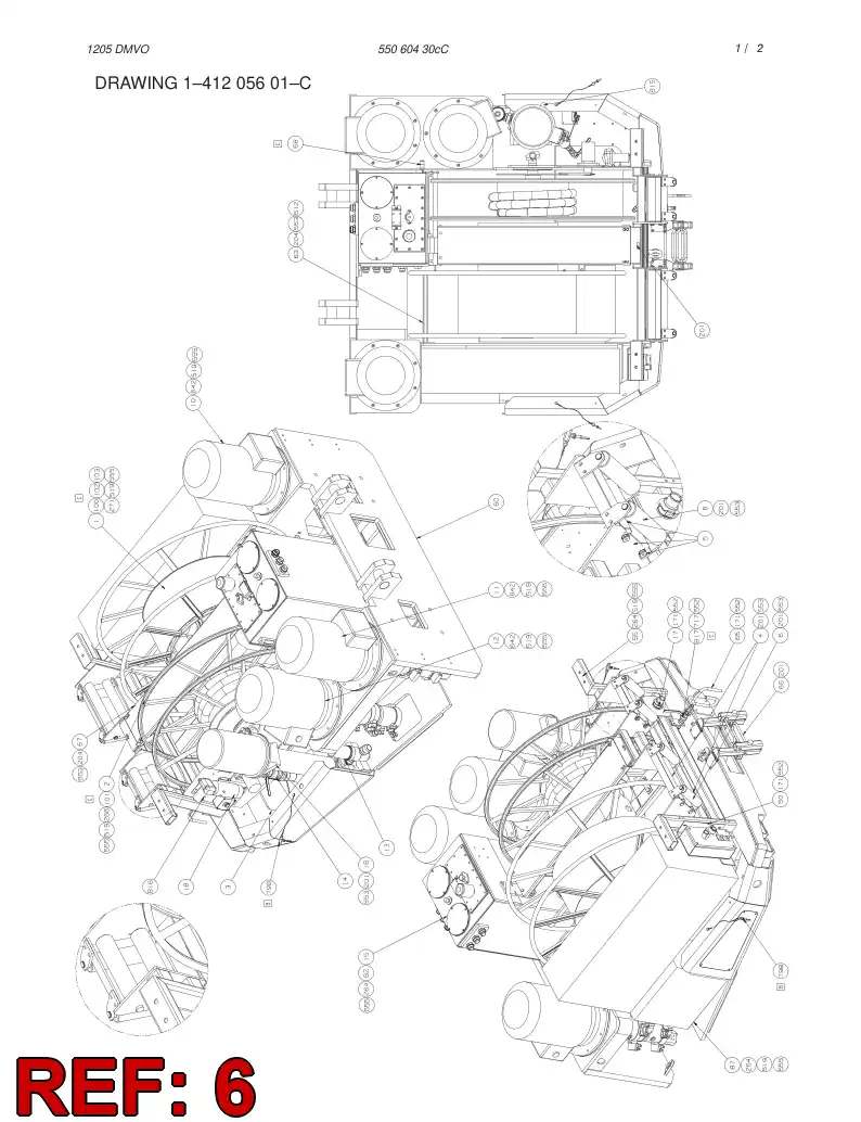 55014733 550 147 33 GUIDE ROLLER - Sandvik Technical Drawing