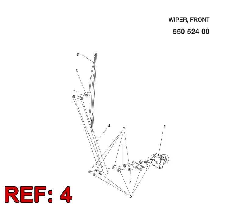 55014830 550 148 30 ARM - Sandvik Technical Drawing
