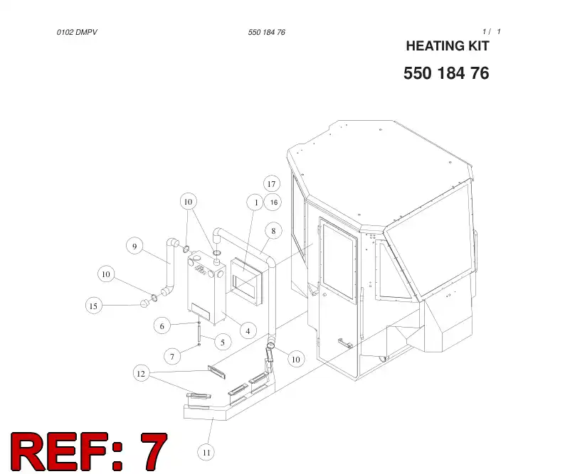 55014862 550 148 62 RUBBER BUSHING - Sandvik Technical Drawing