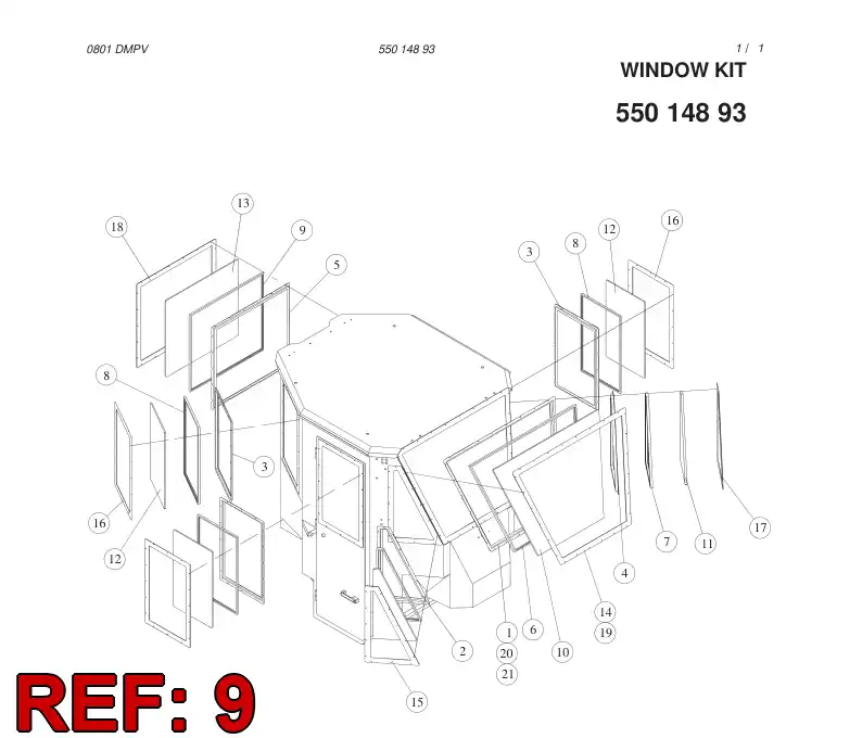 55014879 550 148 79 SEAL BAND - Sandvik Technical Drawing