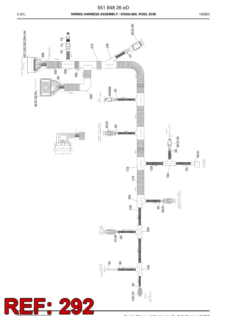 55014882a 550 148 82a Connector Contact - Sandvik Technical Drawing