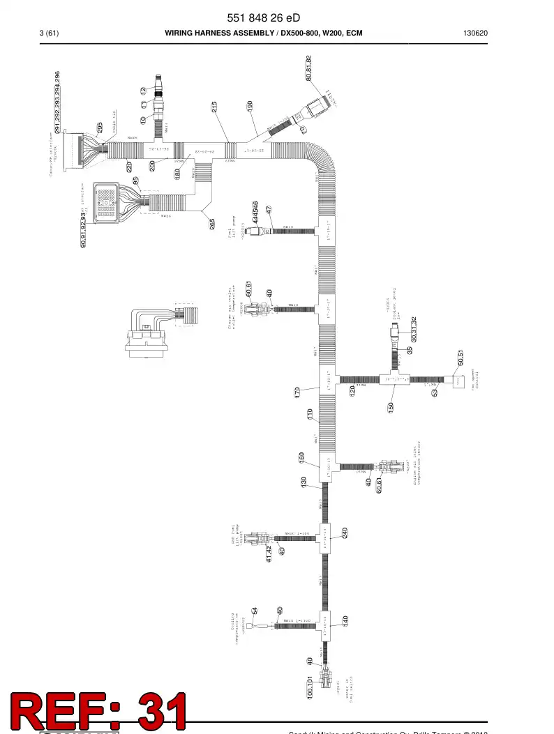55014883a 550 148 83a CONTACTO DE CONECTOR - Sandvik Technical Drawing