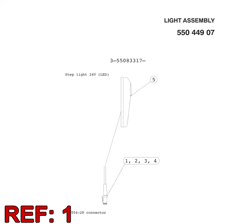 55014891 550 148 91 PLUG INSERT - Sandvik Technical Drawing