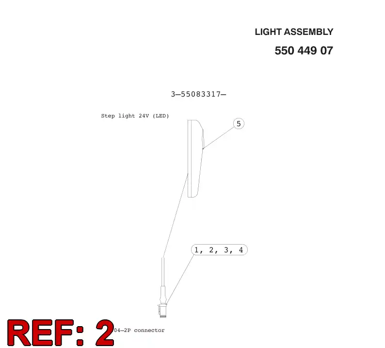 55014892 550 148 92 Accessories for connector - Sandvik Technical Drawing