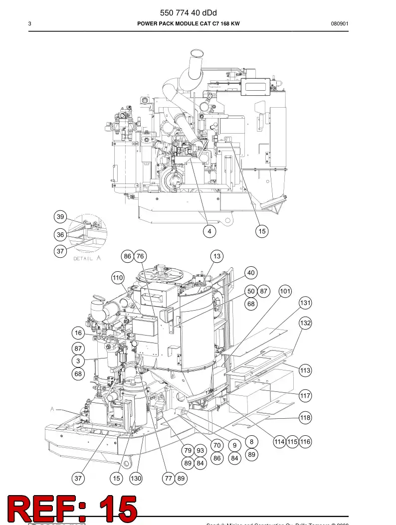55014914d 550 149 14d ASSEMBLY - Sandvik Technical Drawing