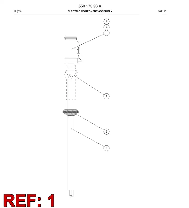 55014920a 550 149 20a Connector - Sandvik Technical Drawing