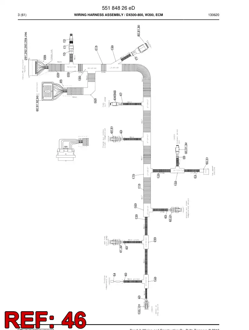 55014921a 550 149 21a ACESSRIOS PARA O CONECTOR - Sandvik Technical Drawing