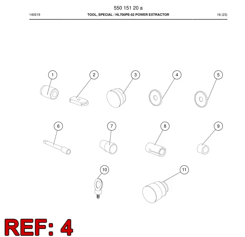 55015067a 550 150 67a PUNZN - Sandvik Technical Drawing