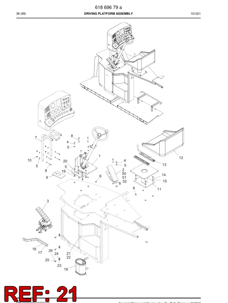 55015132a 550 151 32a Boss, Threaded - Sandvik Technical Drawing