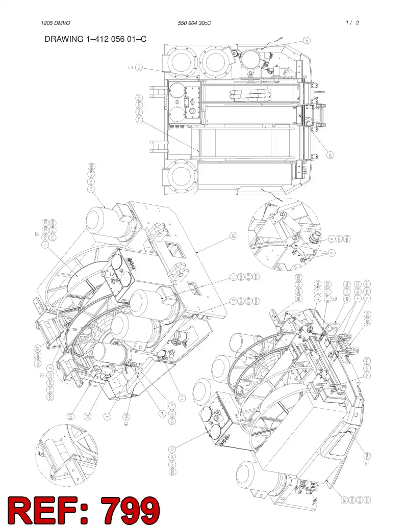 55015160 550 151 60 SCREW SET - Sandvik Technical Drawing