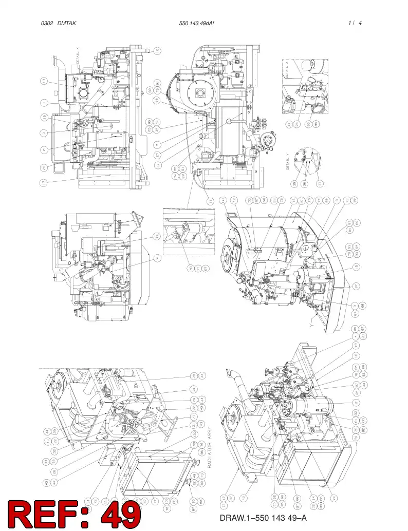 55015249 550 152 49 SUPPORTING BLOCK - Sandvik Technical Drawing