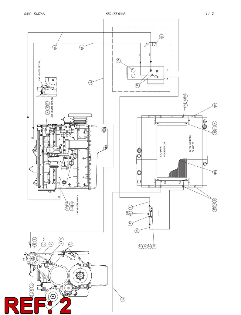 55015552 550 155 52 Bracket - Sandvik Technical Drawing