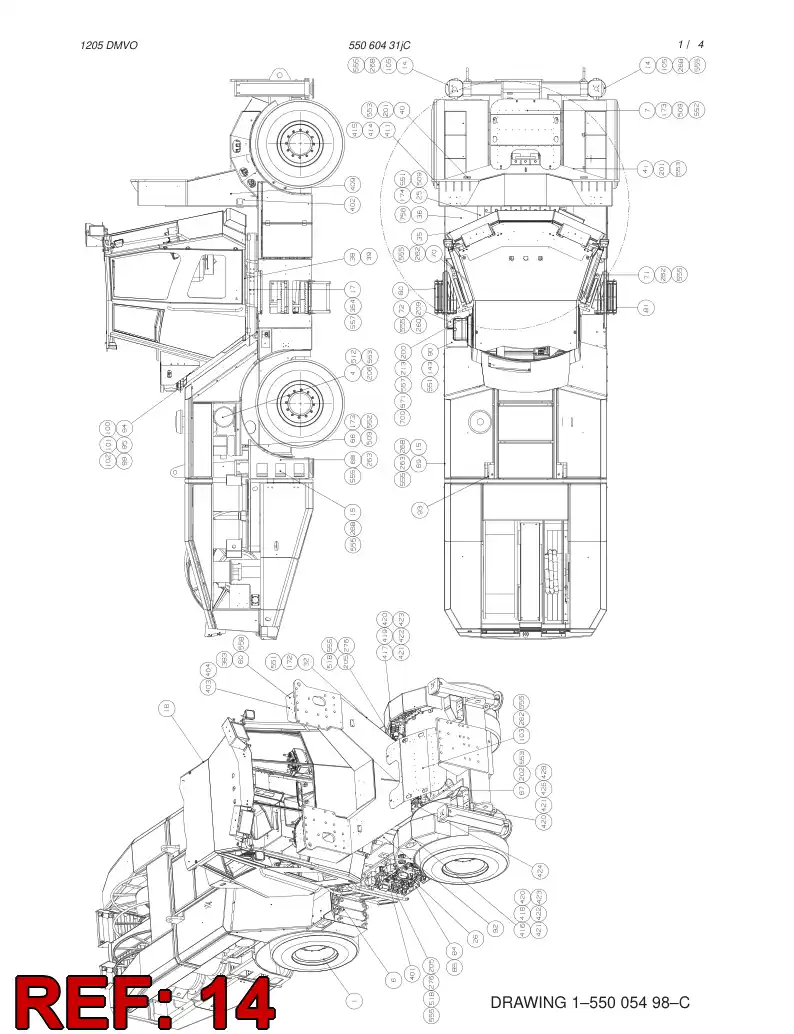 55015572 550 155 72 JACK - Sandvik Technical Drawing