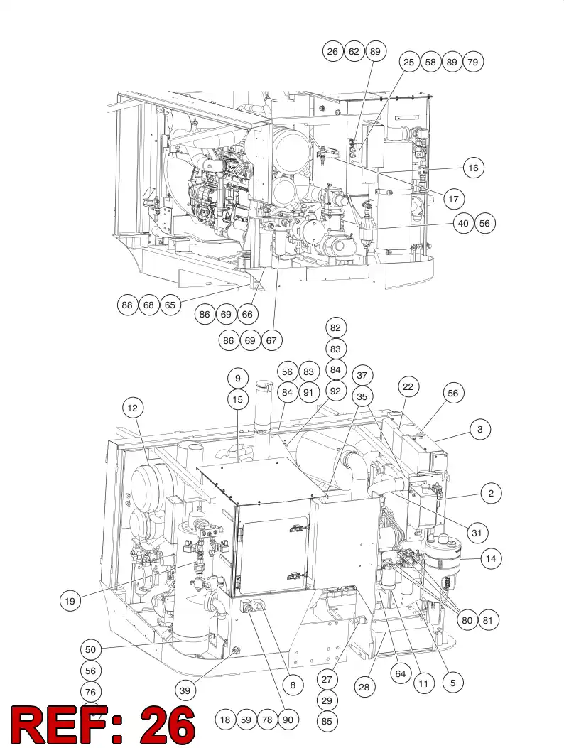 55015667 550 156 67 VALVE ASSEMBLY - Sandvik Technical Drawing