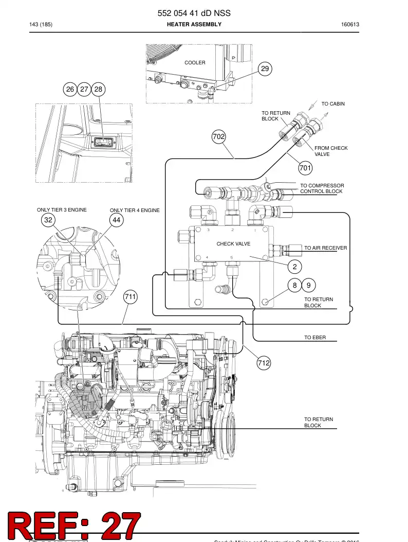 55015678b 550 156 78b Plate, Front - Sandvik Technical Drawing