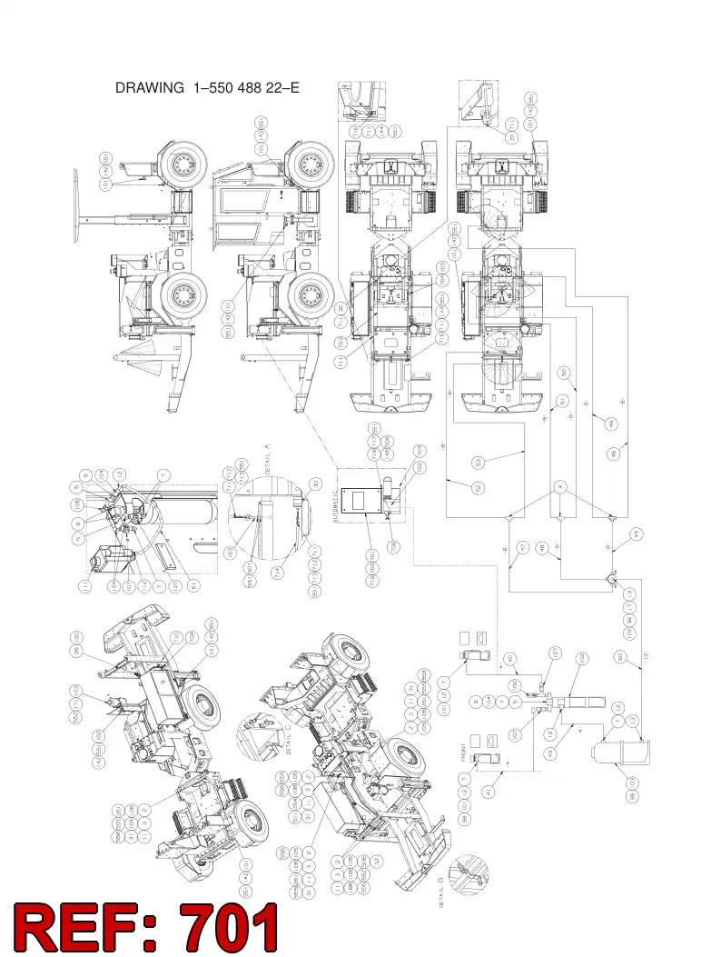 55015799 550 157 99 BATTERY - Sandvik Technical Drawing
