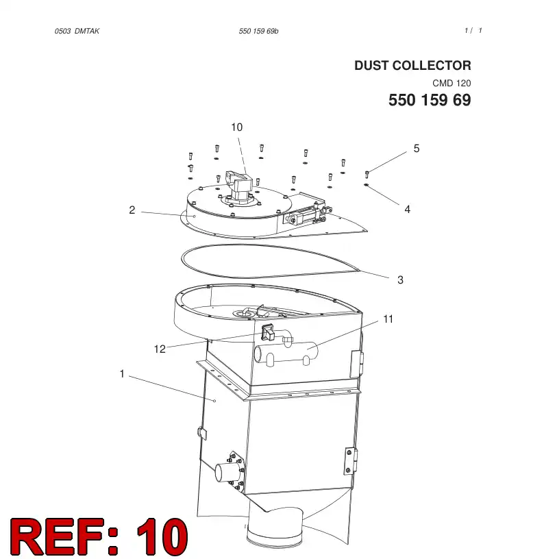 55015832 550 158 32 SECTION - Sandvik Technical Drawing