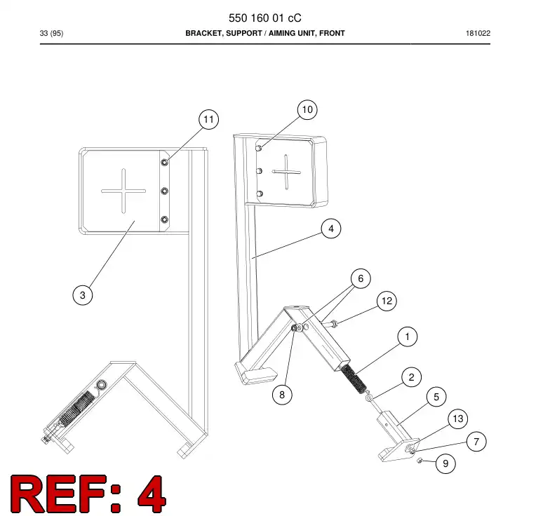 55015930a 550 159 30a Sighting Unit - Sandvik Technical Drawing