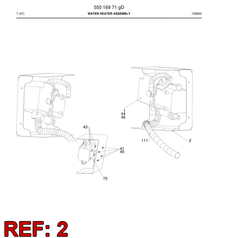 55015968a 550 159 68a Bracket - Sandvik Technical Drawing
