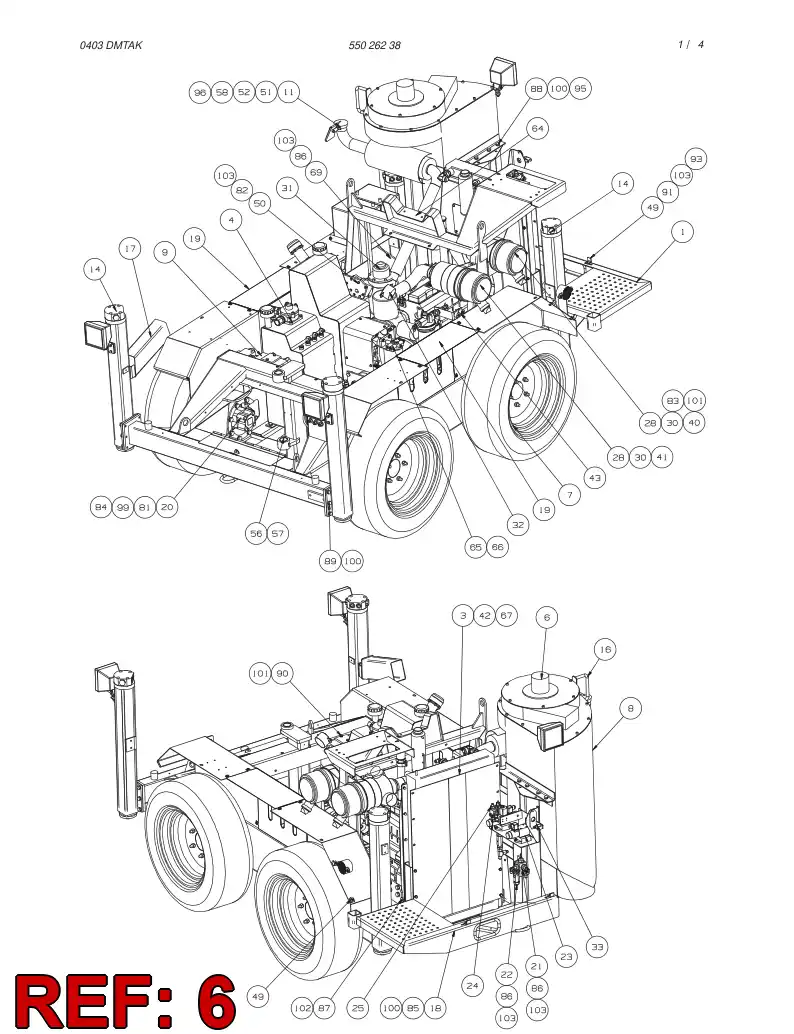 55015969 550 159 69 DUST COLLECTOR - Sandvik Technical Drawing