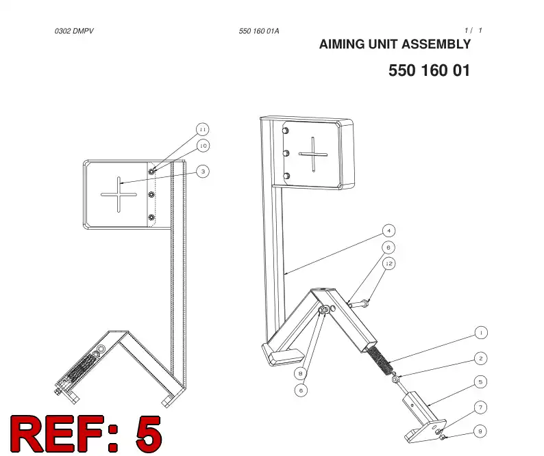 55016002 550 160 02 SUPPORT - Sandvik Technical Drawing