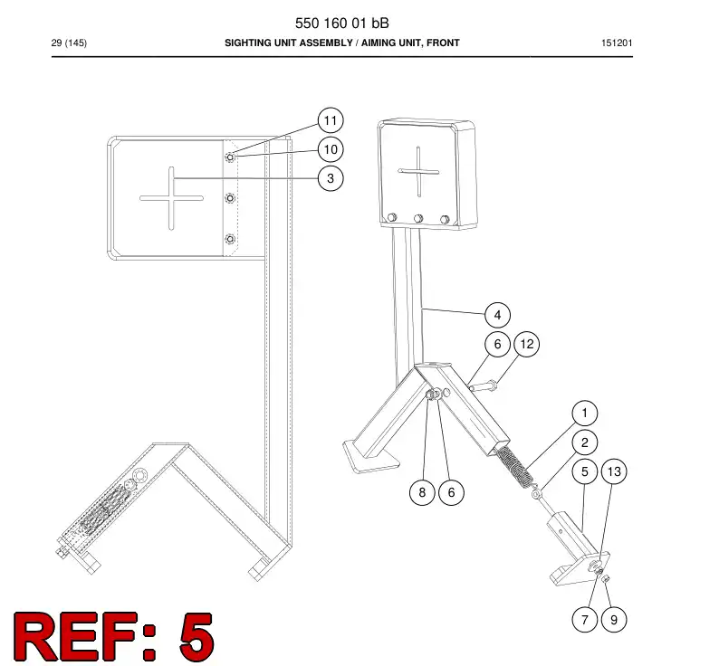 55016002a 550 160 02a Support - Sandvik Technical Drawing