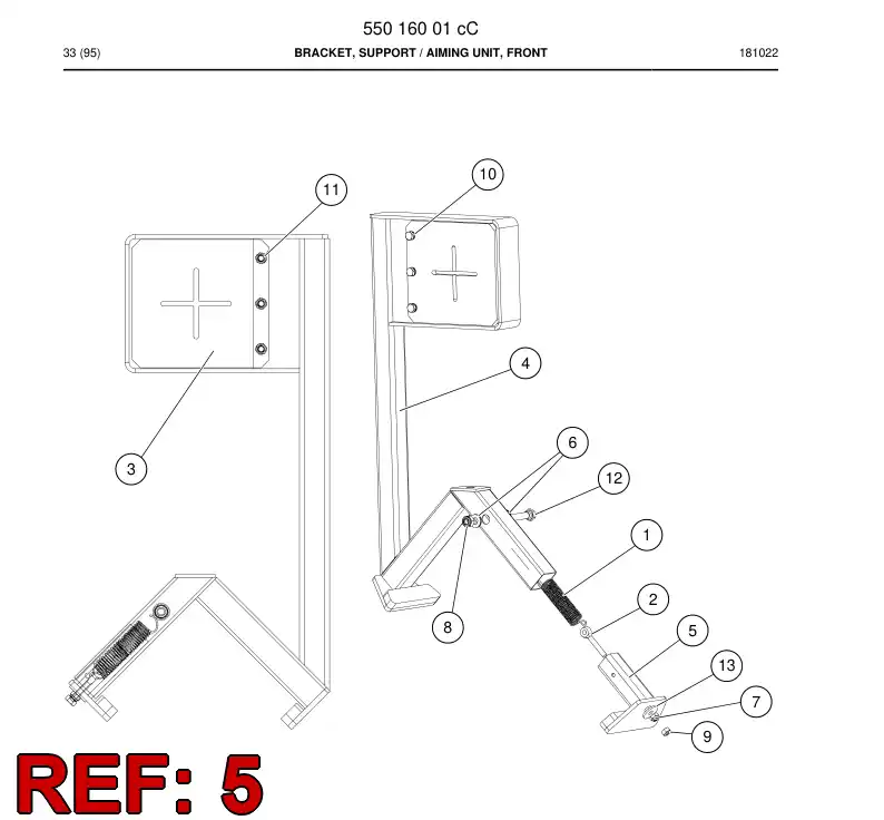 55016002b 550 160 02b Support - Sandvik Technical Drawing