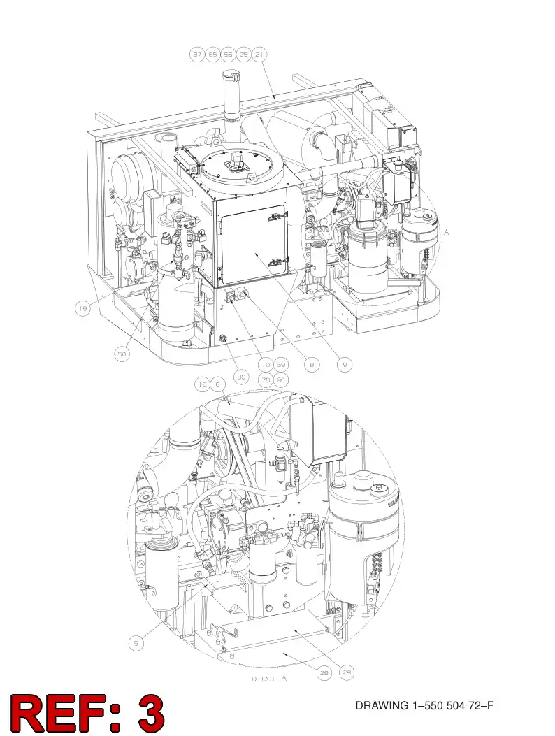 55016065 550 160 65 SUPPORTING BLOCK - Sandvik Technical Drawing