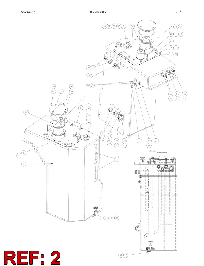 55016130 550 161 30 COVER - Sandvik Technical Drawing