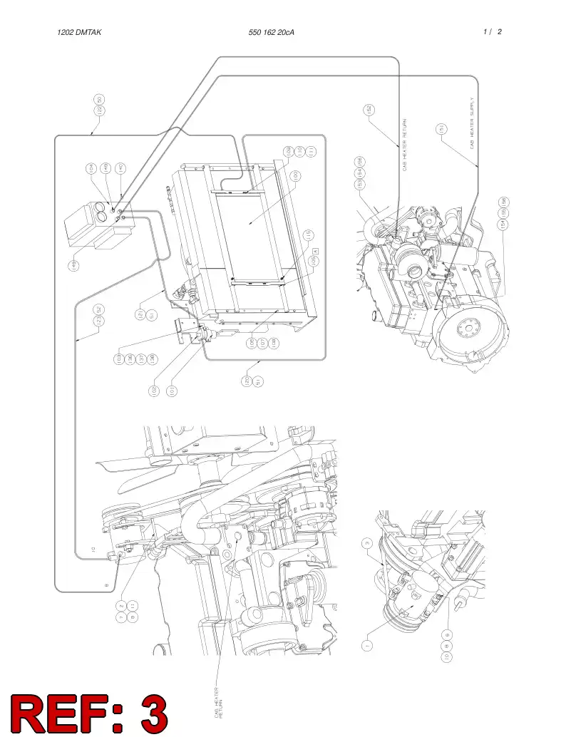 55016162 550 161 62 V-BELT - Sandvik Technical Drawing