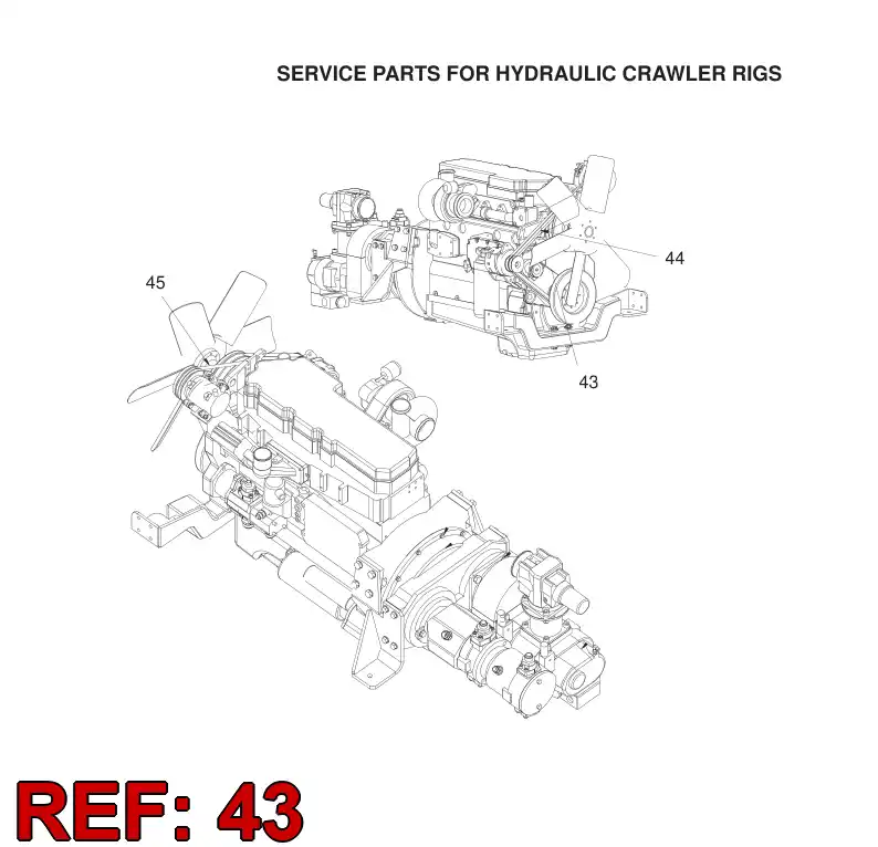 55016169 550 161 69 V-BELT - Sandvik Technical Drawing