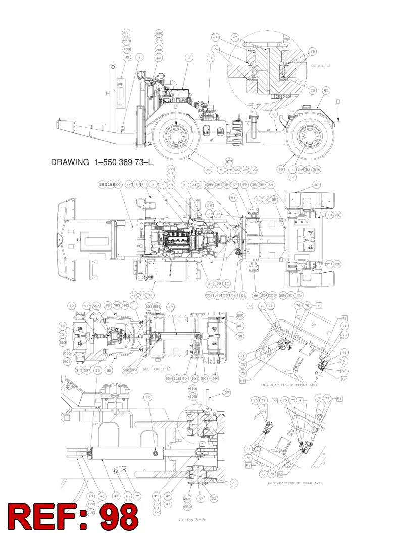 55016273 550 162 73 STRAP - Sandvik Technical Drawing