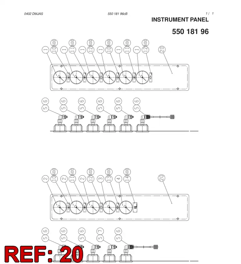 55016290 550 162 90 PRING LABEL - Sandvik Technical Drawing