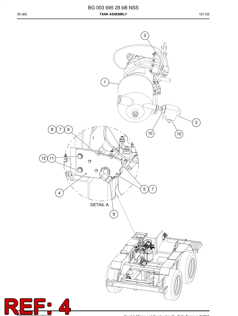 55016344c 550 163 44c Block, Supporting - Sandvik Technical Drawing