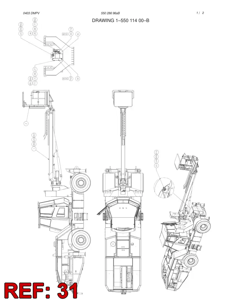 55016511 550 165 11 MOUNTING PLATE - Sandvik Technical Drawing