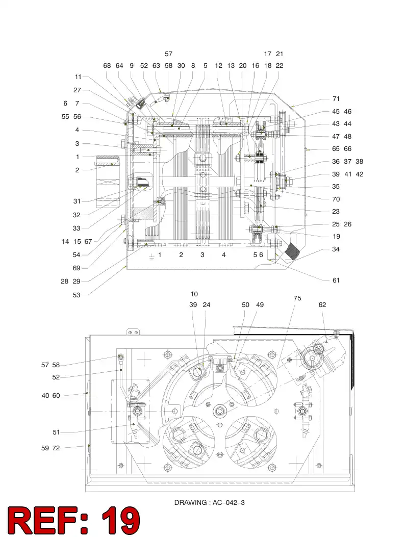 55016637 550 166 37 CONDUCTO DE AISLAMIENTO - Sandvik Technical Drawing