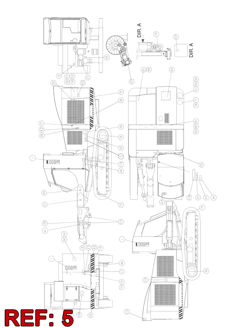 55016999 550 169 99 SIGN - Sandvik Technical Drawing