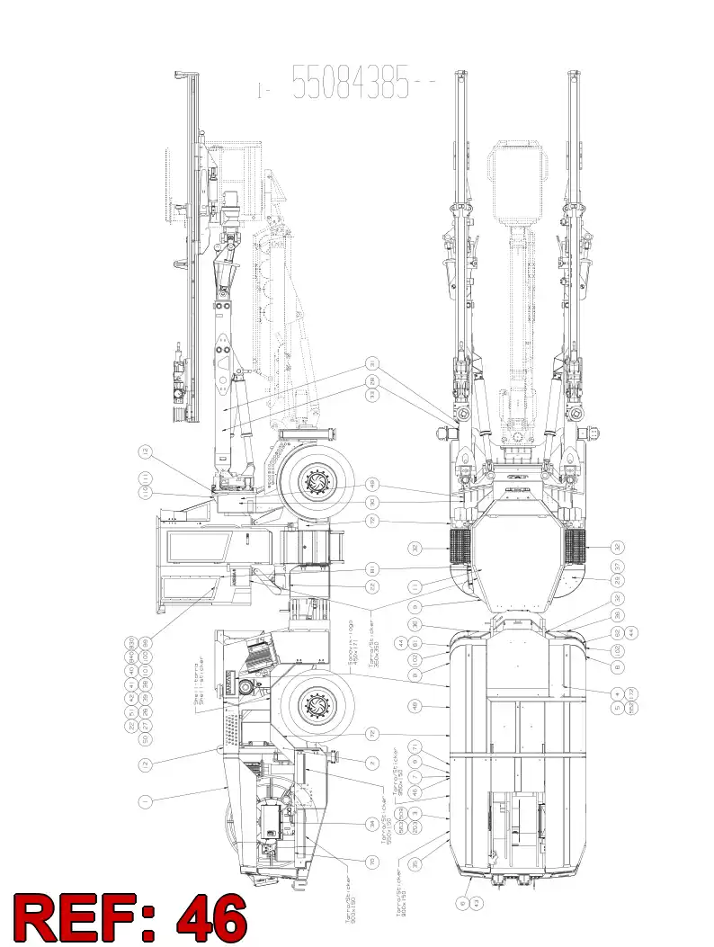 55017107 550 171 07 SIGN - Sandvik Technical Drawing