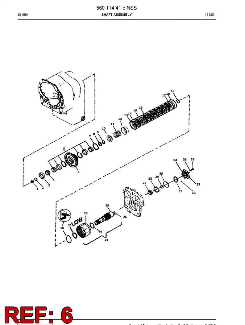 55017352 550 173 52 Orifice - Sandvik Technical Drawing