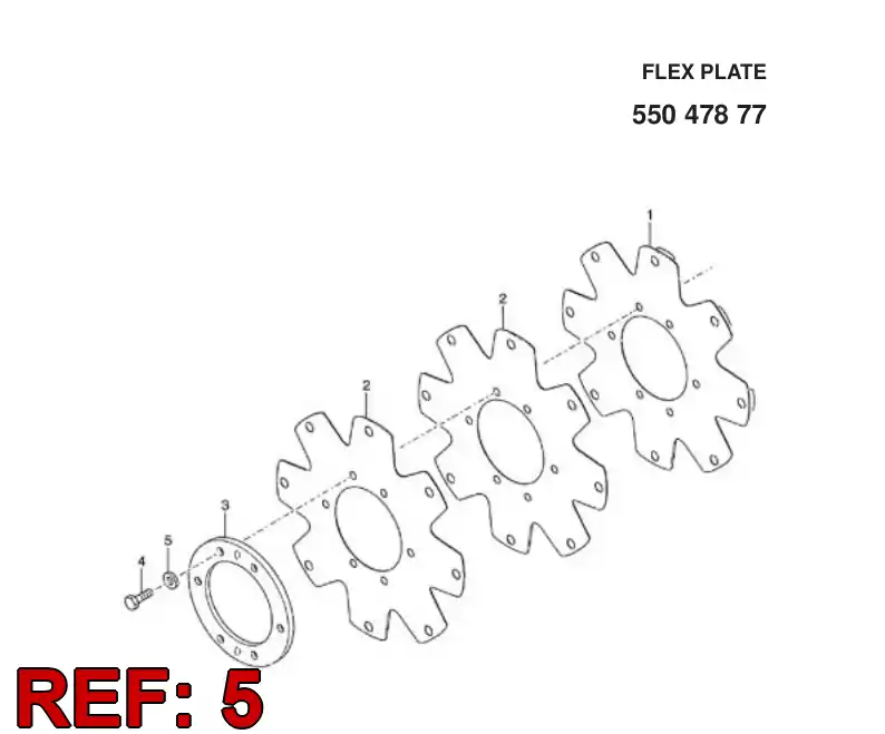 55017491 550 174 91 WASHER - Sandvik Technical Drawing