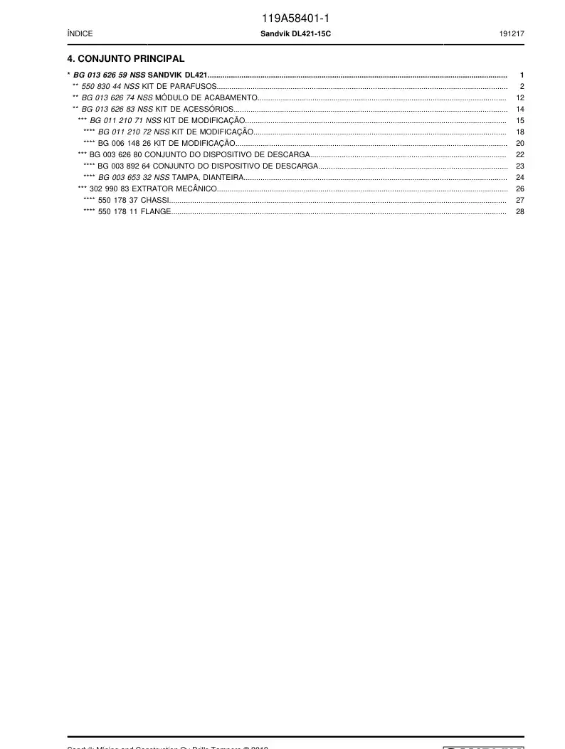 55017811b 550 178 11b FLANGE - Sandvik Technical Drawing