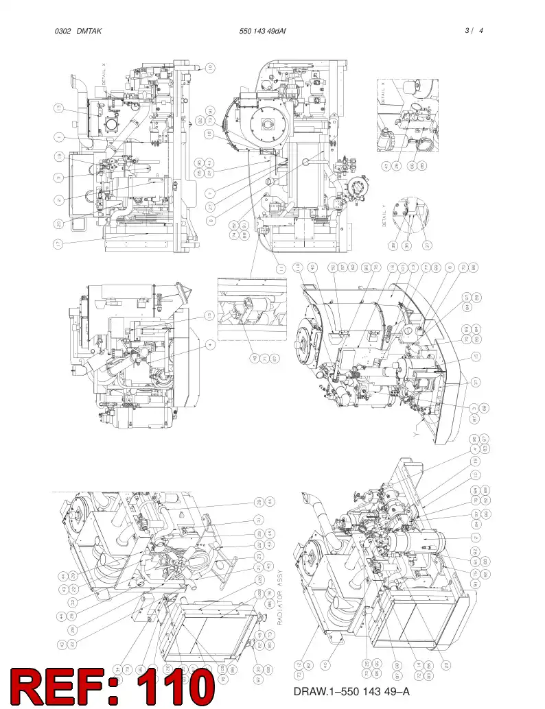 55017819 550 178 19 Supporting block - Sandvik Technical Drawing