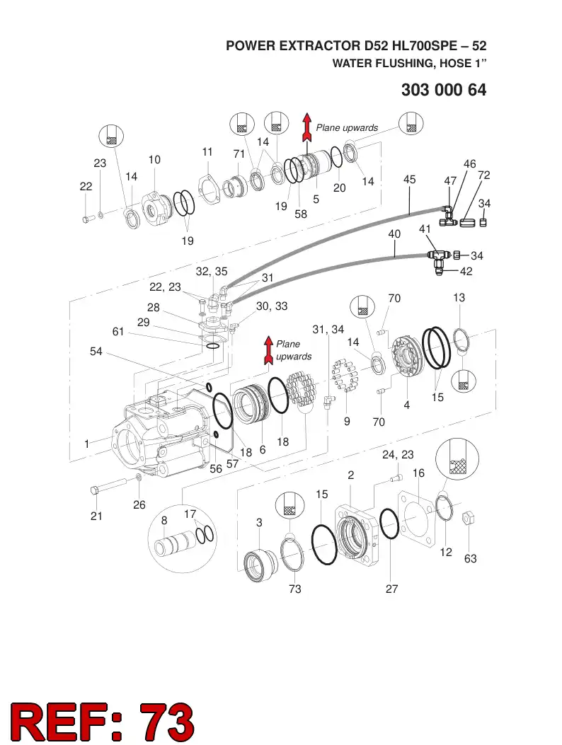 55017862 550 178 62 SEAL - Sandvik Technical Drawing