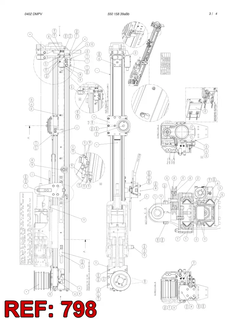 55018122 550 181 22 STEEL PARTS KIT - Sandvik Technical Drawing