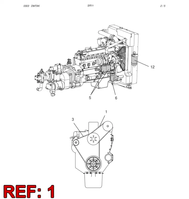 55018159 550 181 59 VEE-BELT - Sandvik Technical Drawing