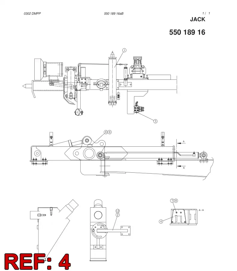 55018167 550 181 67 EXTRA PARTS - Sandvik Technical Drawing