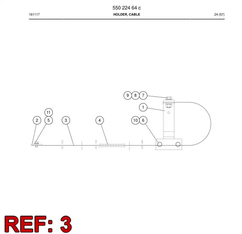 55018352c 550 183 52c Spring - Sandvik Technical Drawing